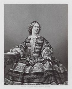 Amy Sedgwick, britisk skuespillerinde (gravure) af Daniel John. Pound