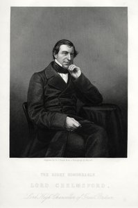 Frederic Thesiger, 1. baron Chelmsford, engelsk jurist og politiker, c1880. af Daniel John Pound