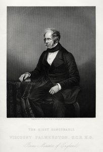 Henry John Temple, 3. Viscount Palmerston, britisk statsmand, c1880 af Daniel John Pound