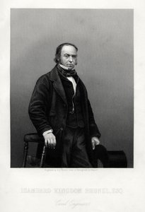 Isambard Kingdom Brunel, britisk ingeniør, c1880. af Daniel John Pound