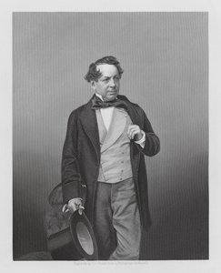 John Baldwin Buckstone, engelsk skuespiller og skuespilforfatter (kobberstik)