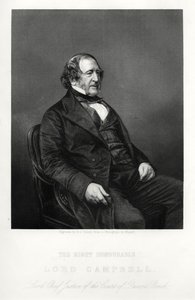 John Campbell, 1st Baron Campbell, britisk liberal politiker og advokat, c1880 af Daniel John Pound