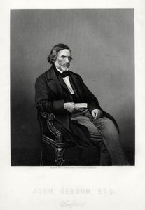 John Gibson, 1790-1866, britisk billedhugger, c1880.