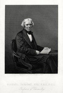 Michael Faraday, britisk videnskabsmand, c1880 af Daniel John Pound