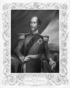 Prins George 1819-1904, hertugen af Cambridge, 1857. af Daniel John Pound