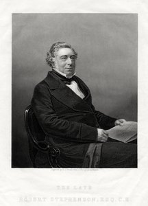 Robert Stephenson, engelsk civilingeniør, 1880 af Daniel John Pound