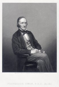 Sir Richard Owen, engelsk zoolog, c1860. af Daniel John Pound