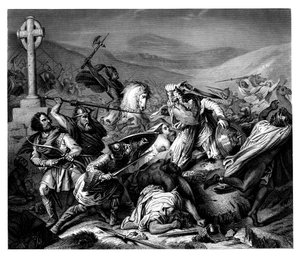 Slaget ved Tours, 732 AD, 1875.