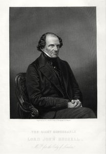The Right Honorable John Russell, 1st Earl Russell, britisk liberal statsmand, c1880 af Daniel John Pound