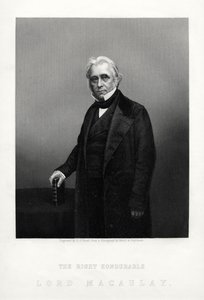 Thomas Babington Macaulay, britisk digter, historiker og whig-politiker, c1880. af Daniel John Pound