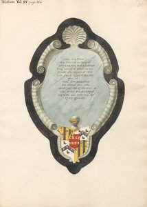 Mindesmærke for Baybrigg Buckeridge, hans kone Mary og hans søn, Thomas fra West Ham Church af Daniel Lysons