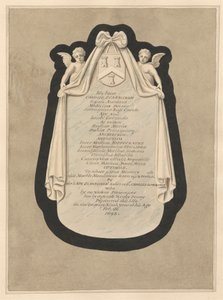 Mindesmærke for Carous Scarburgh fra Cranford Church af Daniel Lysons