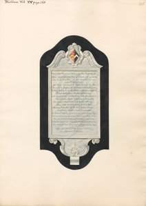 Mindesmærke for Henry og Penelope Colchester, og fire børn og to børnebørn, fra West Ham Church af Daniel Lysons