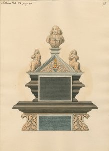 Mindesmærke for James Smith og Sarah Smith, hans kone af Daniel Lysons