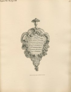 Mindesmærke for John Watt fra Enfield Church af Daniel Lysons