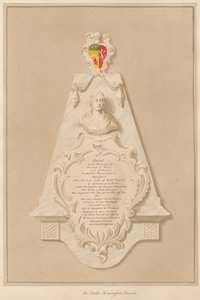 Mindesmærke for Loilliam og Ann Frohock fra Stoke Newington Church af Daniel Lysons