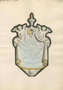 Mindesmærke for Richard Taylor og fru Ann Taylor og deres børn Richard og Anne fra Chiswick Church af Daniel Lysons