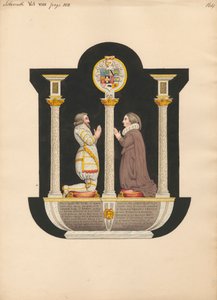 Dame Katherine Darcys grav fra Isleworth Church af Daniel Lysons