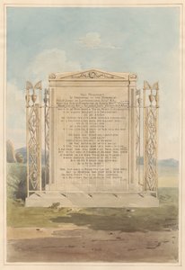 Tomb of Philip James de Loutherbourg, fra Chiswick Churchyard af Daniel Lysons