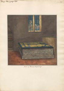 Tomb of Thomas Higate fra Hayes Church af Daniel Lysons