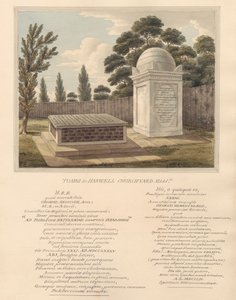 Tombs of Thomas Anguish og Anna Glasse, fra Hanwell Churchyard