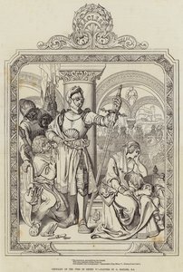 Ridderlighed fra Henry Vs tid af Daniel Maclise