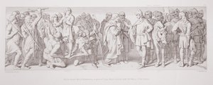 Morcar, valgt til jarl af Northumbria, i stedet for Tostig, Harold mægler med valgets nuncois fra 