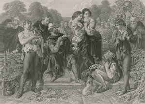 Orlando og wrestleren, som du kan lide det af Daniel Maclise