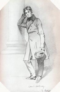 Portræt af Thomas Carlyle, historiker og filosof, c1830 af Daniel Maclise