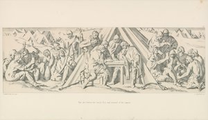 Aftenen før slaget. Saksernes optøjer og Wassail af Daniel Maclise