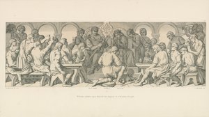 William giver Harold en normannisk ridders værdighed af Daniel Maclise