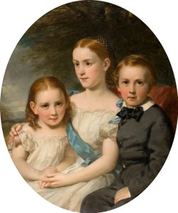 The Children of William Neish, ca. 1862 (olie på lærred)