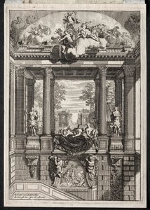 Trappe ved Palace of Voorst i Holland