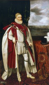 Portræt af Charles Howard af Daniel Mytens