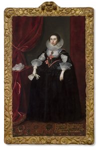 Portræt af Elizabeth Cavendish, 1624