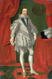 Portræt af George Villiers, 1. hertug af Buckingham