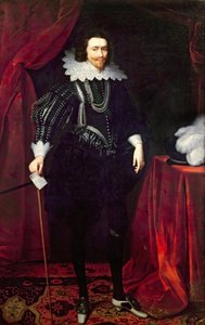 Portræt af George Villiers, 1. hertug af Buckingham