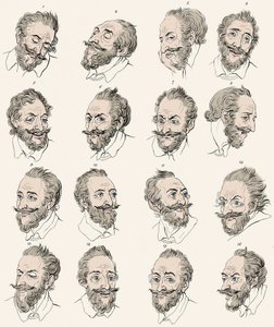 Kong Henrik IV af Frankrig (1553-1610) i "" Essays om fysiognomi, designet til at fremme viden og kærlighed til menneskeheden"" John Caspar LAVATER - Gravering efter Daniel Chodowiecki af Daniel Nikolaus (after) Chodowiecki