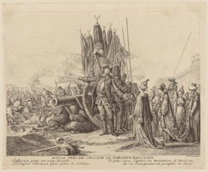Slaget ved Choczim den 18. september 1769 af Daniel Nikolaus Chodowiecki