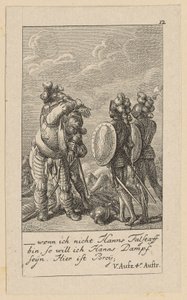 Blad 12 til Shakespeares "Kong Henrik den Fjerde" af Daniel Nikolaus Chodowiecki