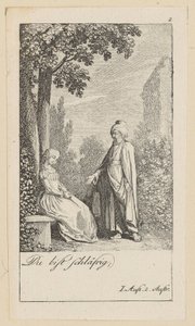 Tavle 2 til Shakespeares "Stormen" af Daniel Nikolaus Chodowiecki