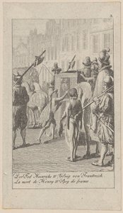 Blad 3 af serien «Middelalderens og nyere tids historie» af Daniel Nikolaus Chodowiecki