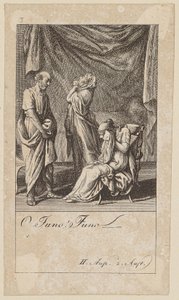 Blad 3 til Shakespeares "Coriolanus" af Daniel Nikolaus Chodowiecki