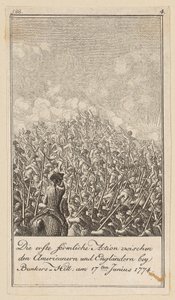 Blad 4 i serien til afhandlingen «Historien om revolutionen i Nordamerika» af M. C. Sprengel. af Daniel Nikolaus Chodowiecki