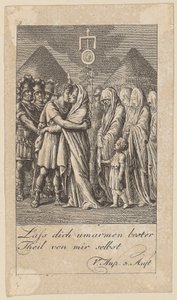 Blad 9 til Shakespeares "Coriolanus" af Daniel Nikolaus Chodowiecki