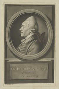 Christoph Friedrich Nicolai 1733-1811, 1780. af Daniel Nikolaus Chodowiecki