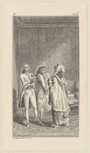 Doktor Flink foran Lady Sophister af Daniel Nikolaus Chodowiecki