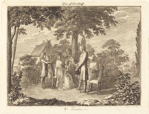 Familie dyrket af Daniel Nikolaus Chodowiecki