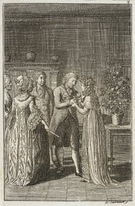 Illustration til «Beckers almanak for 1800» af Daniel Nikolaus Chodowiecki