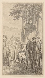 Minnesanger, side 1 fra den første udgave af »Gedichte von Gottfried August Bürger« af Daniel Nikolaus Chodowiecki